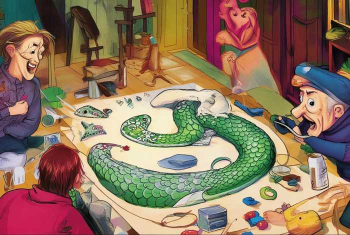 成语故事画蛇添足图片图文 成语故事画蛇添足绘本图片