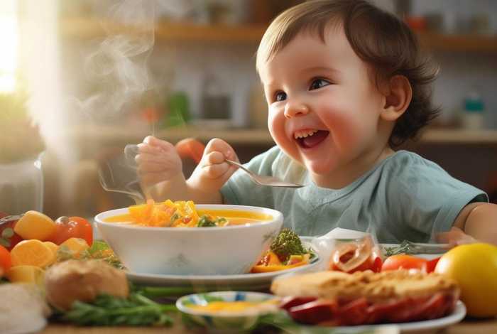 儿童饮食图片（孩子饮食图片）