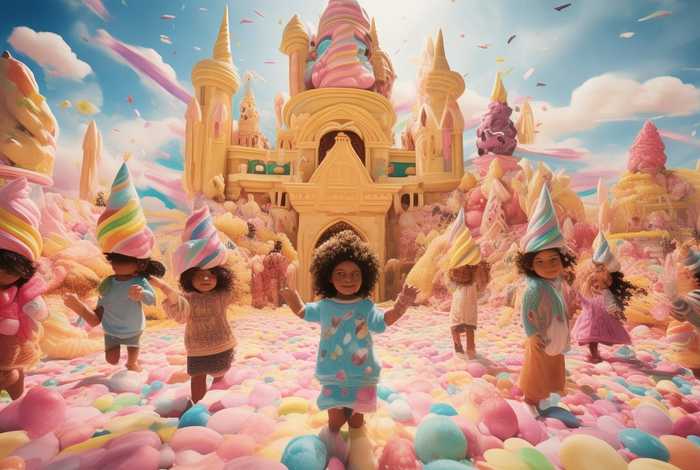 冰淇淋王国儿童故事，冰淇淋王国儿童画