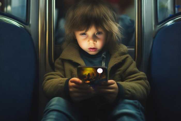 地铁里孩子用手机听故事，地铁里孩子用手机听故事怎么办