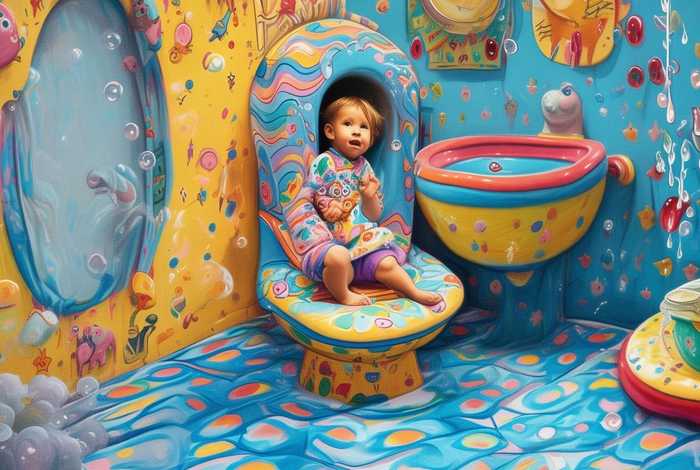 儿童马桶绘本故事（儿童马桶绘本故事书）