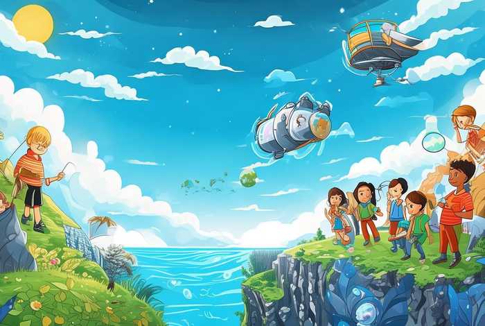 地球探索儿童故事，儿童动画片探索地球