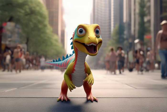 城里来了大恐龙幼儿故事 城里来了个大恐龙幼儿故事