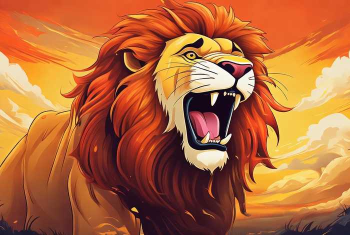 动画片狮子吼开场简笔画、动画片狮子吼开场简笔画怎么画