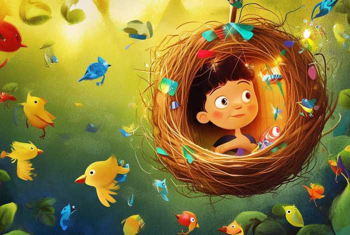 儿童鸟巢旅游故事 - 鸟巢的故事绘本