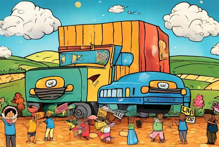 大货车的故事幼儿故事文字，货车的故事文字版