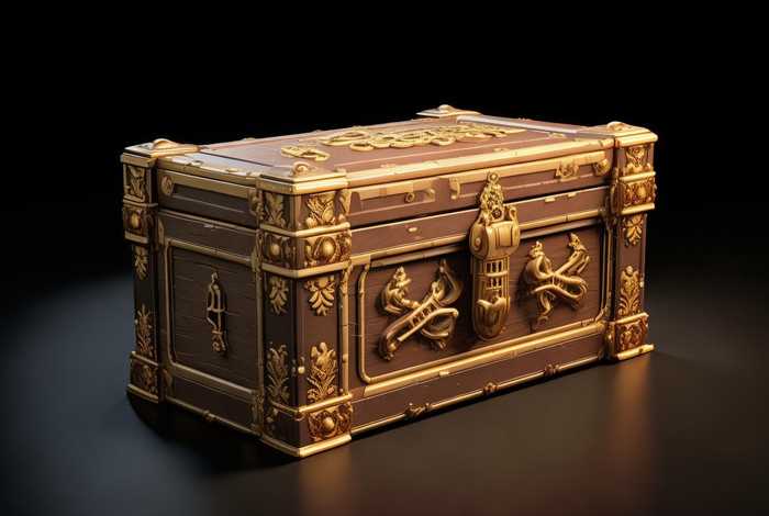 宝箱的简笔画图片 宝箱的画法简笔画图片