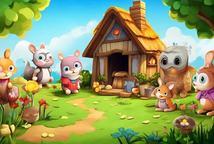 动物新村图片（动物新村图片卡通）