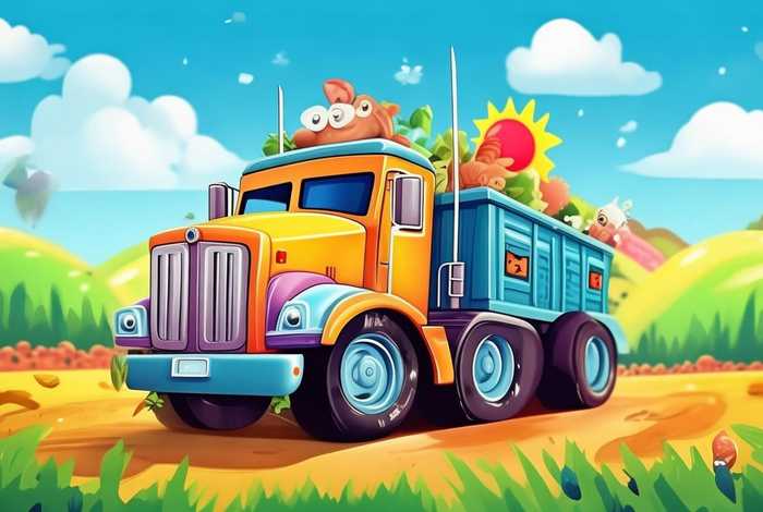 大卡车儿童故事3-6岁，大货车的故事幼儿故事