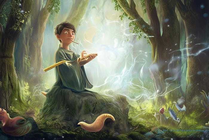 吹笛人童话故事；吹笛子的人童话