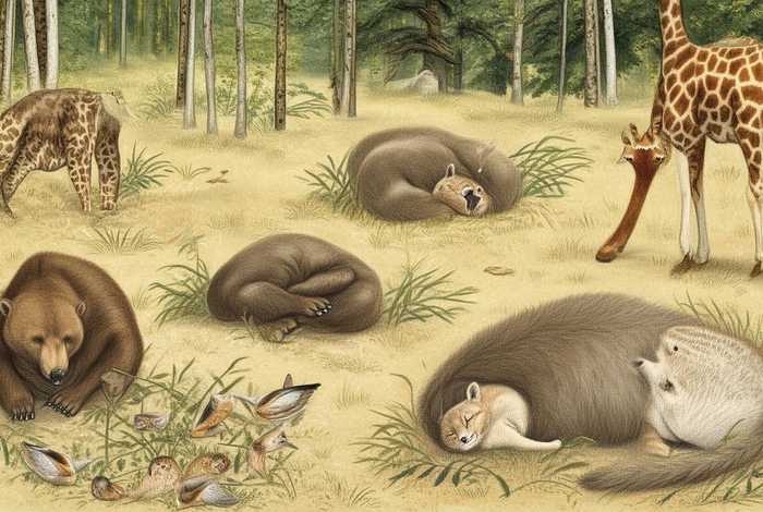 动物们睡觉的方法 动物们睡觉的方法有几种