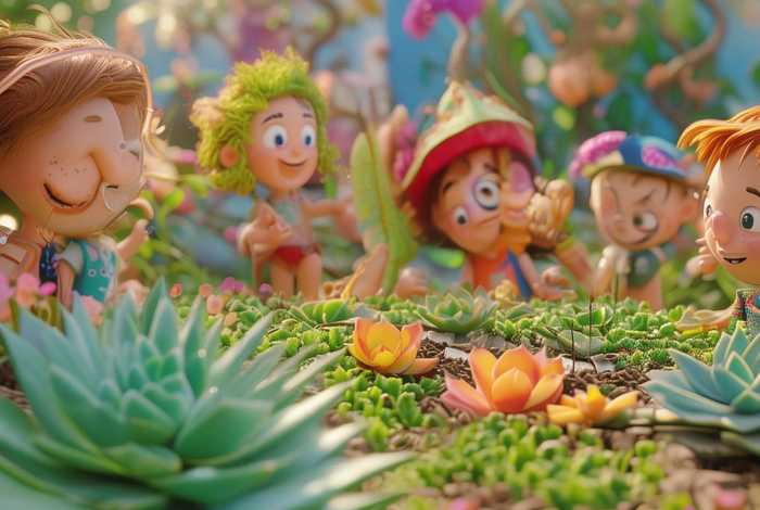 多肉儿童小故事、多肉课程故事幼儿园