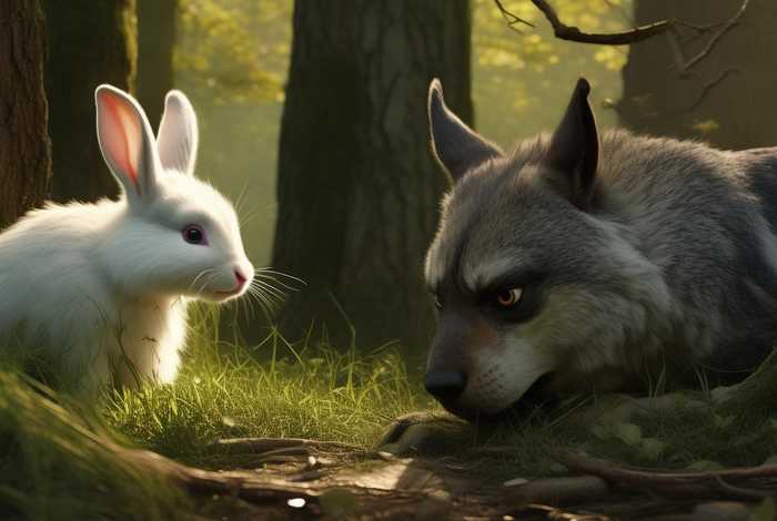 大灰狼和小白兔故事 大灰狼和小白兔故事怎么讲