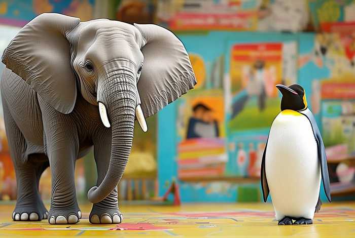 动物认知小百科 - 动物认知小百科大象和帝企鹅讲的是什么