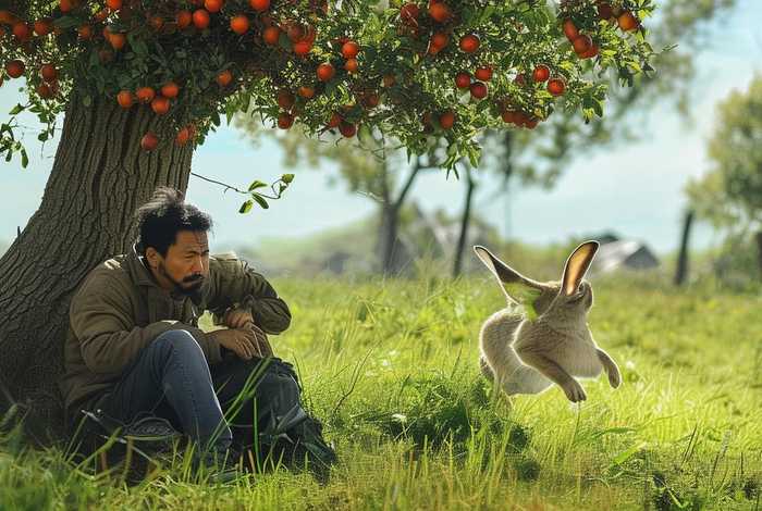 播放守株待兔的成语故事、守株待兔的故事 成语故事《守株待兔》