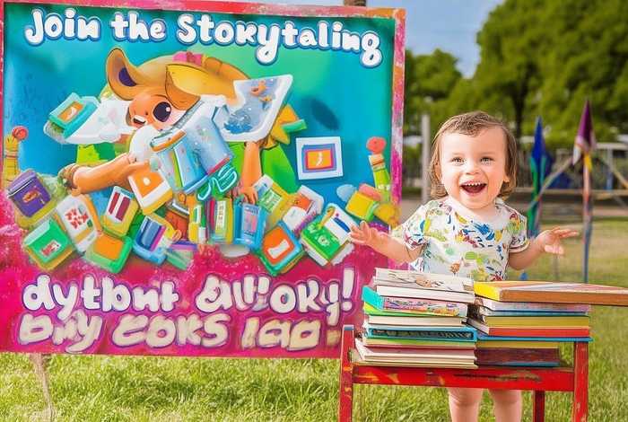 儿童讲故事卖书的视频、播放儿童卖书的海报