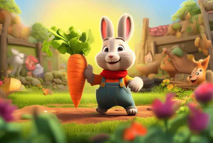 拔萝卜的故事儿歌；兔小贝儿歌拔萝卜的故事