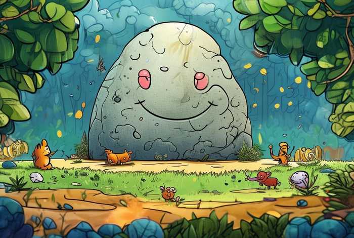 大石头绘本故事图片、大石头绘本故事图片简笔画