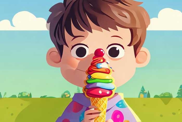 冰激凌儿童简笔画，冰激凌简笔画 儿童