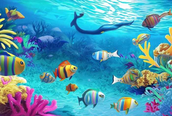 大班绘本鱼儿游呀游故事内容；大班绘本教案鱼儿游呀游