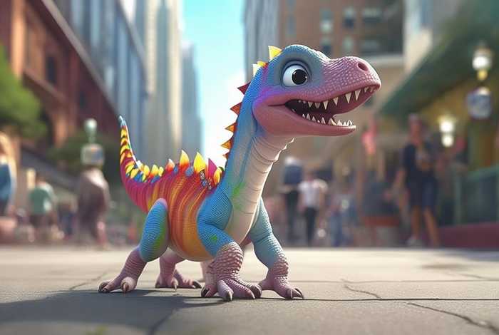 城里来了大恐龙幼儿故事 城里来了个大恐龙幼儿故事