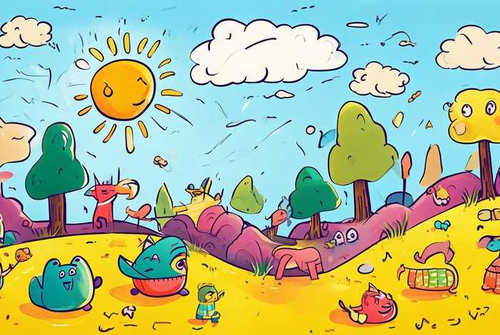 创意简笔儿童故事画，幼儿创意故事绘画简笔画