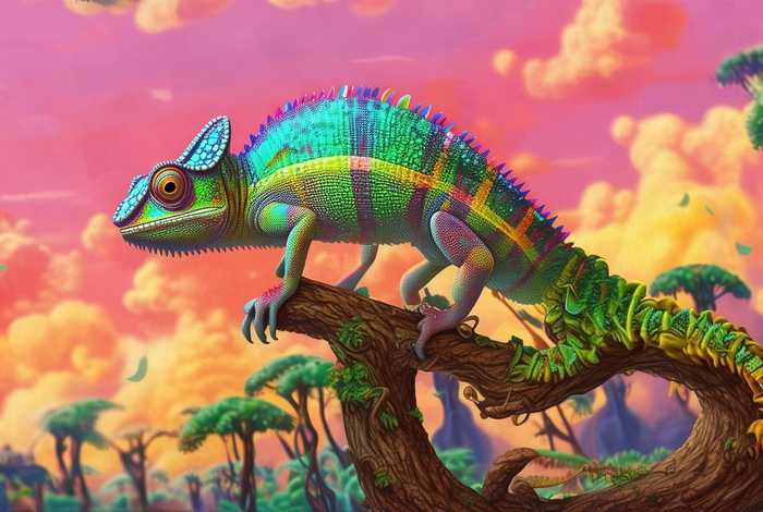 变色龙童绘历险 - 变色龙历险记绘本