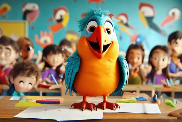 大嘴鸟儿童画讲课；大嘴鸟儿童画课件