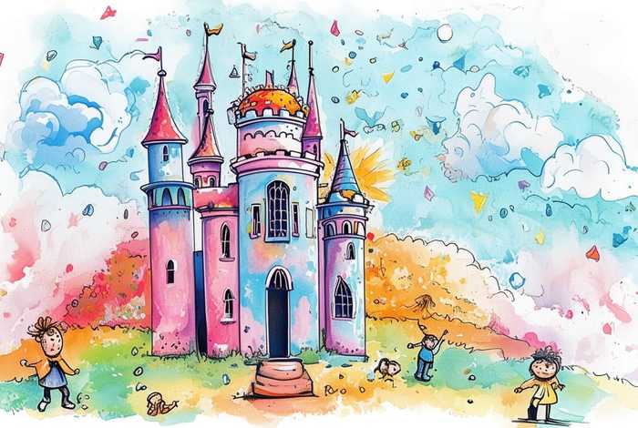 安徒生童话城堡儿童画 安徒生童话城堡儿童画怎么画
