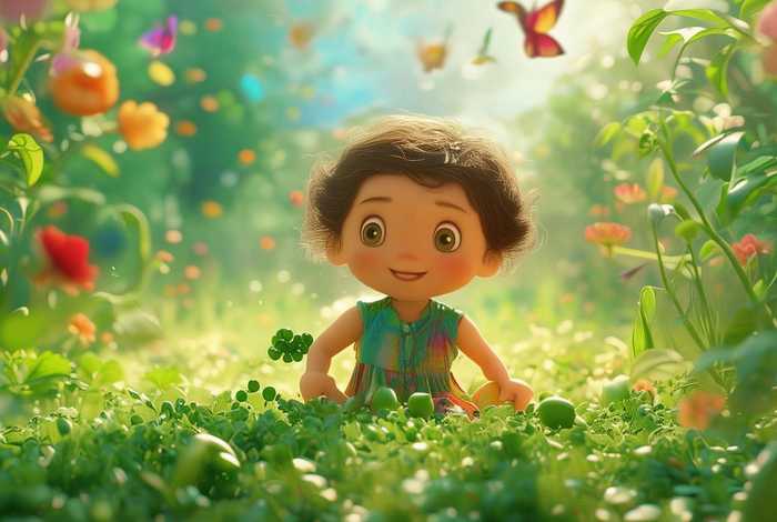 儿童豌豆故事（豌豆豆的故事）