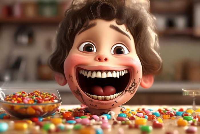 吃糖牙齿坏掉的故事；吃糖牙齿坏掉的故事视频