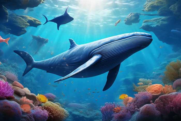 大鲸鱼的故事（大鲸鱼的海底世界的故事绘本）