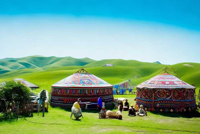 博尔通古乡、博尔通古乡哈萨克语