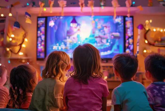 播放儿童电影儿童故事；播放幼儿故事电影