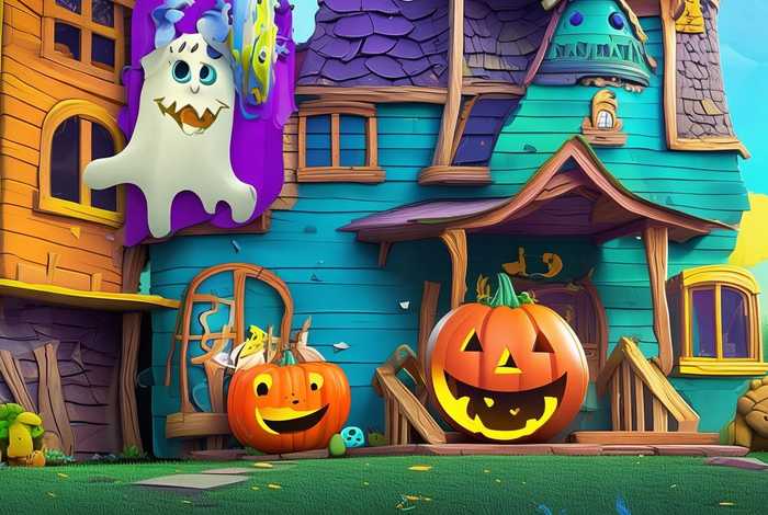 儿童鬼屋图片不吓人的 - 儿童鬼屋图片大全