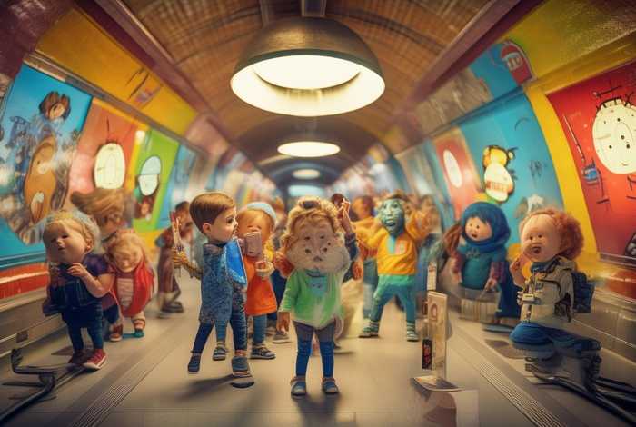 地铁故事儿童启蒙版，有关地铁的幼儿故事
