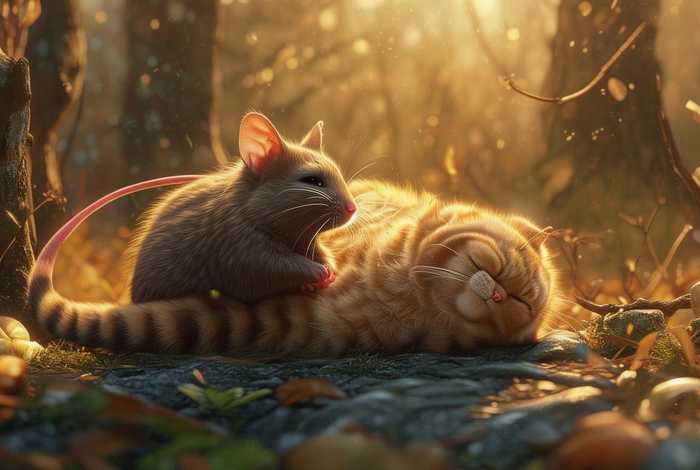 吃猫的老鼠童话故事；吃猫的老鼠故事告诉了我们什么道理