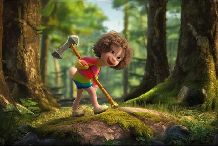 儿童金斧头的故事视频、金斧头的故事的孩子叫什么名字