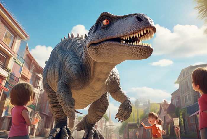 大班故事城里来了大恐龙教案 大班故事城里来了大恐龙教案反思