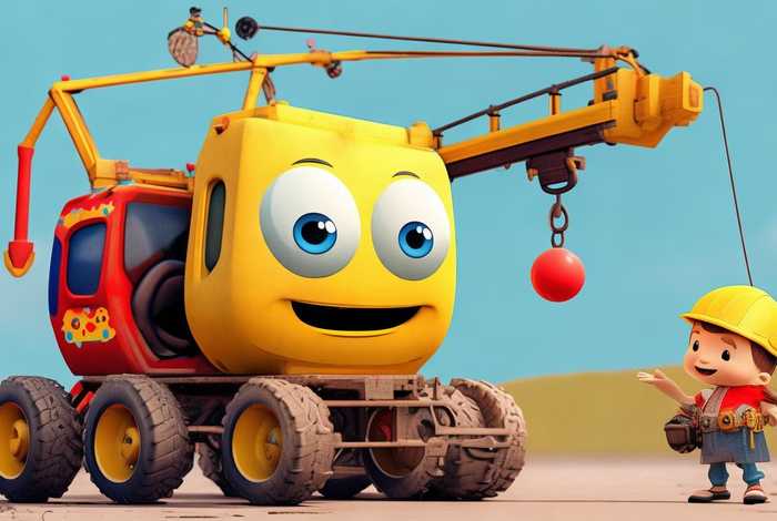 吊车的故事儿童版（吊车的绘本故事文字版）