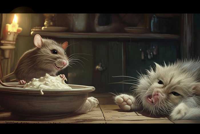 吃猫的老鼠儿童故事，吃猫的老鼠的故事