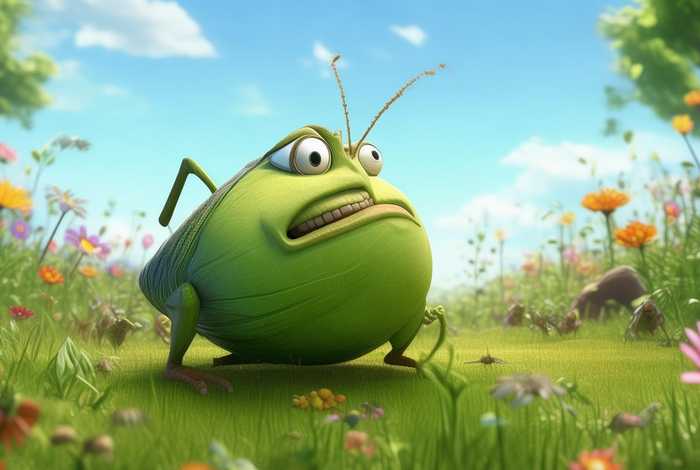 大肚子蝈蝈比肚子的故事启示 - 大肚子蝈蝈的故事视频