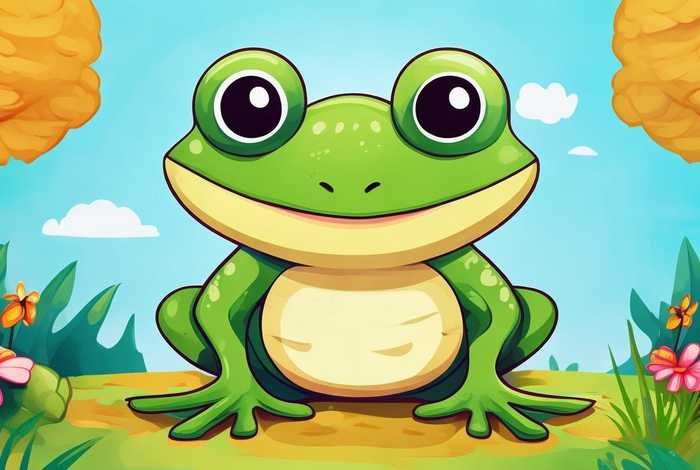 儿童青蛙简笔画、青蛙儿童简笔画推荐3-6岁