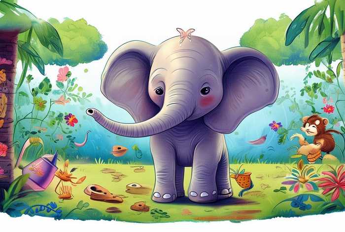 大象的长鼻子绘本故事完整版，大象的长鼻子绘本故事完整版视频