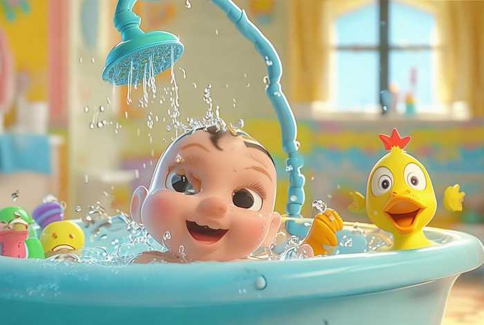 宝宝洗澡的视频动画宝宝巴士，宝宝洗澡动画片视频