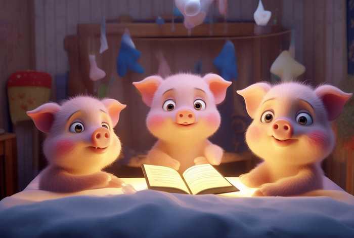 宝宝爱听的睡前故事,三只小猪!；宝宝爱听的睡前故事,三只小猪的故事