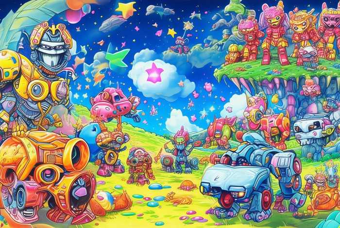 变形金刚儿童画 - 变形金刚创意儿童画