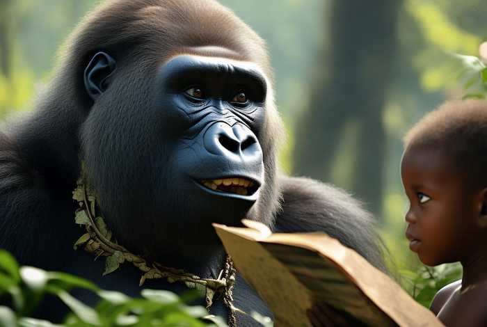 大猩猩的故事绘本（大猩猩的故事绘本内容）