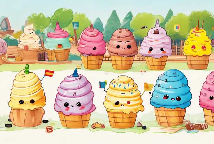 冰淇淋儿童绘本，冰淇淋儿童绘本图片
