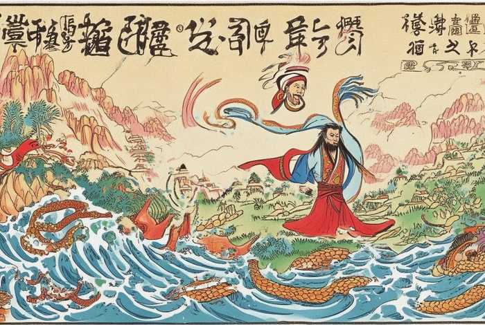 大禹治水神话故事手抄报 大禹治水神话故事手抄报四年级